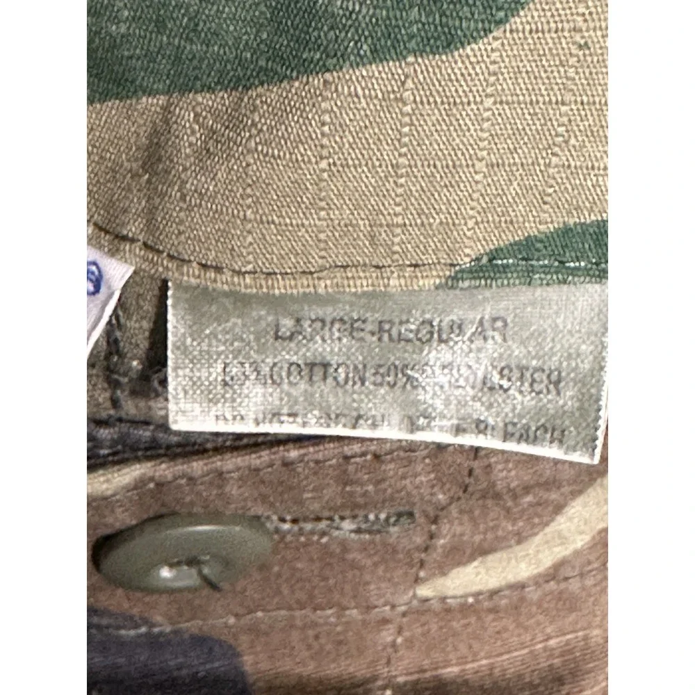 US Military BDU Pants Trousers Woodland Camo Vanguard Large Reg